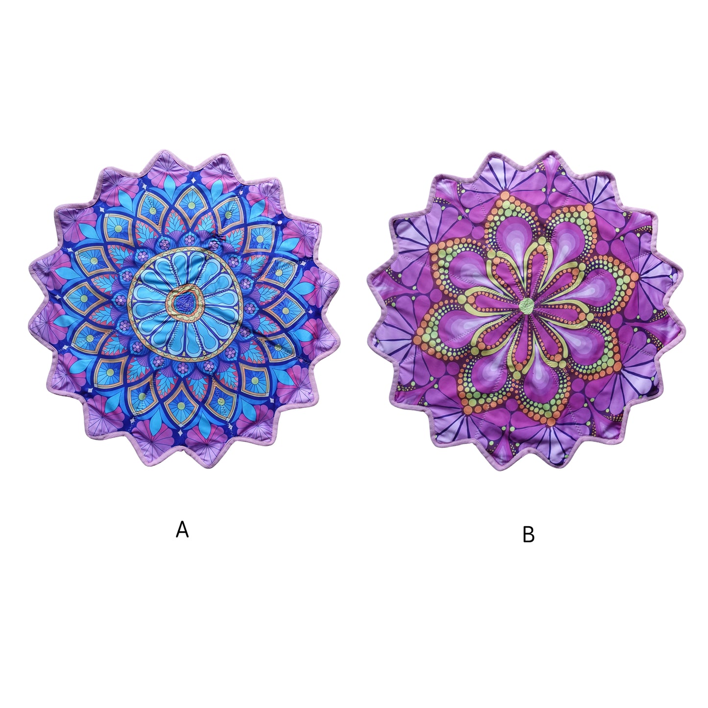 New Creative 16-Pointed Star — Double-Sided UV Print with Distinct Patterns (Pink)