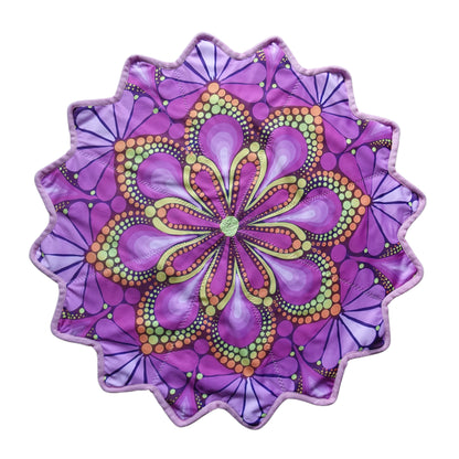 New Creative 16-Pointed Star — Double-Sided UV Print with Distinct Patterns (Pink)