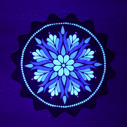 New Creative 16-Pointed Star — Double-Sided UV Print with Distinct Patterns (Purple)